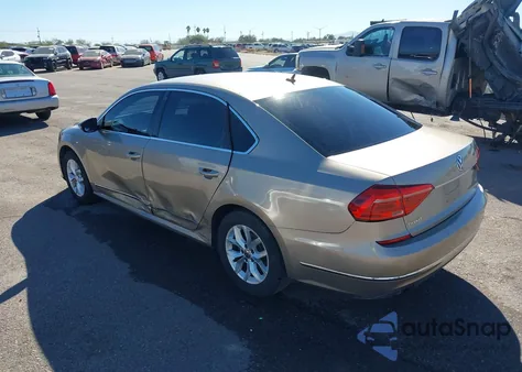 2016 Volkswagen Passat 1.8T S из США, поврежденный, VIN 1VWAT7A36GC039971